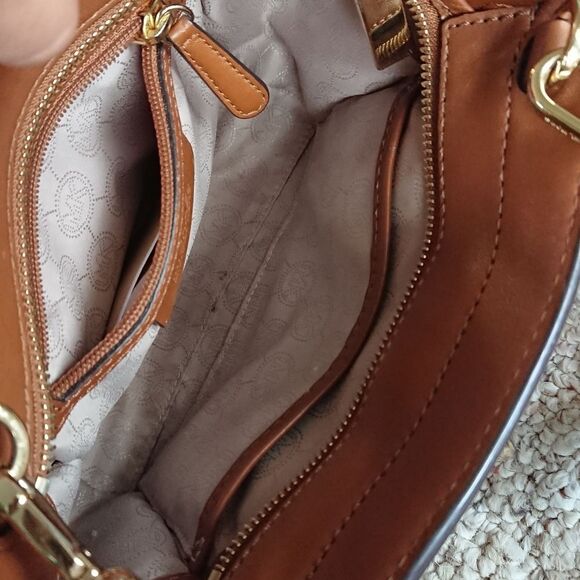 Michael Michael Kors Hamilton Traveler Leather Messenger brown Shoulder bag - Picture 8 of 16